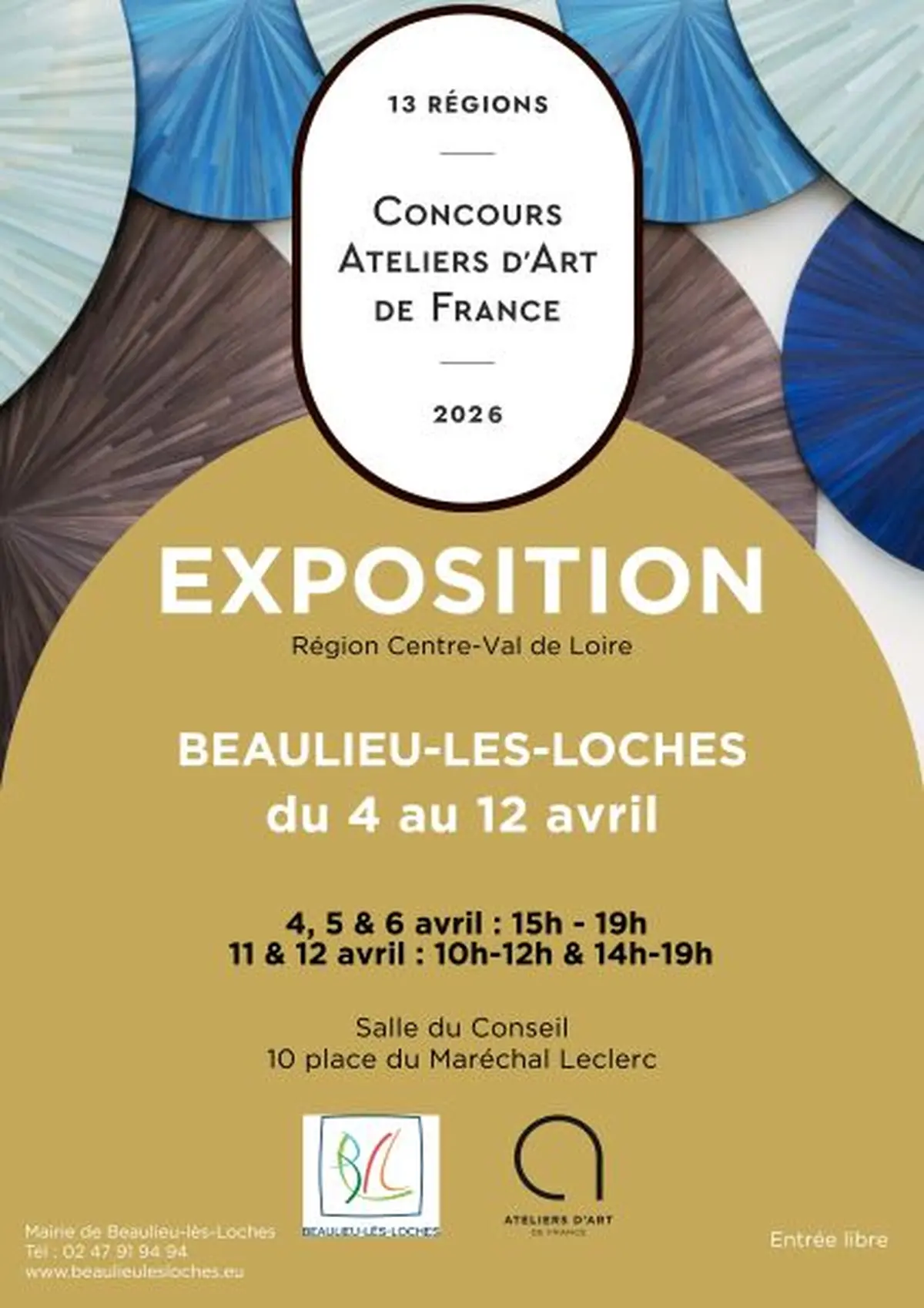 Exposition du Concours Régional des Ateliers d’Art de France