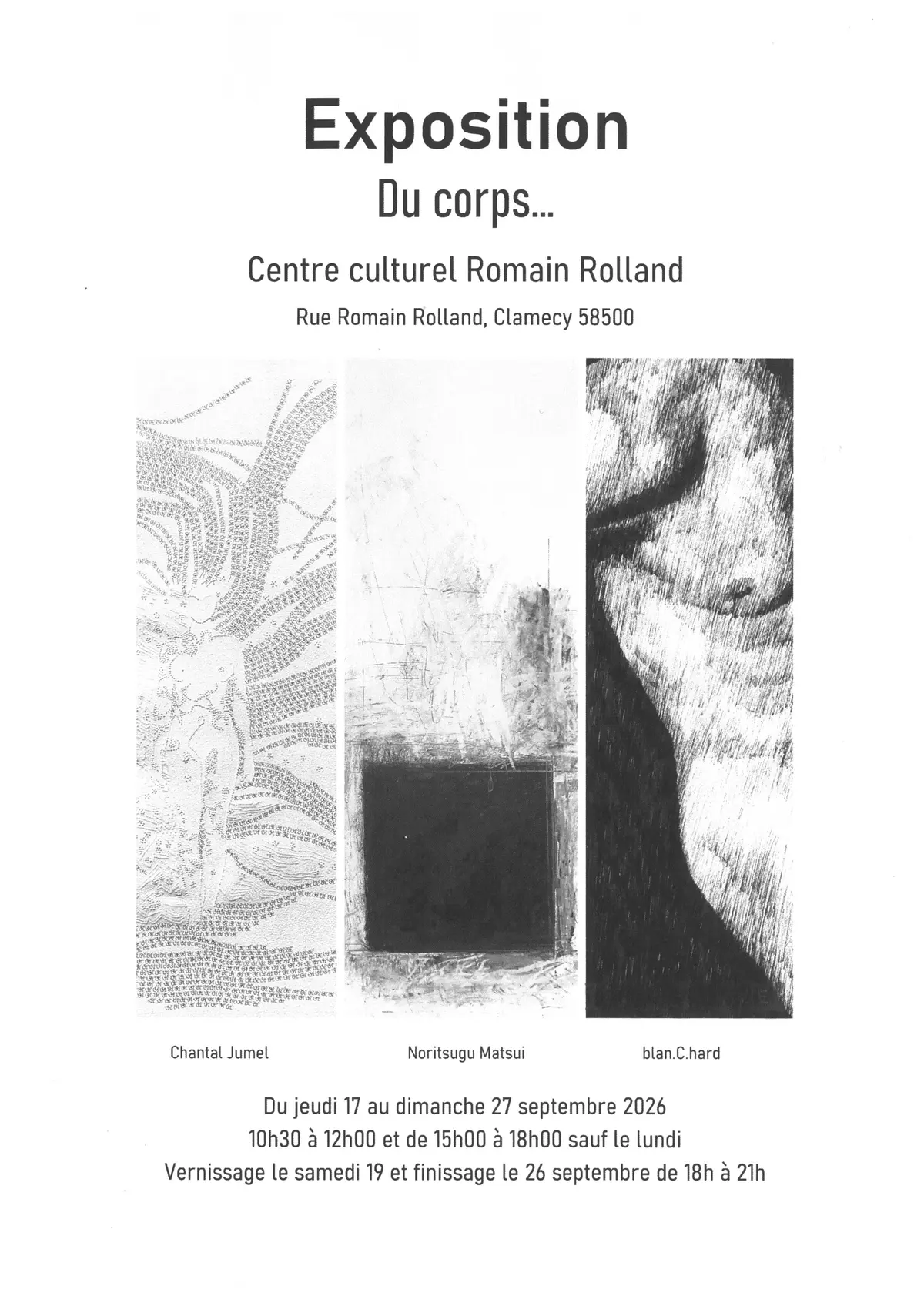Exposition : Du corps...