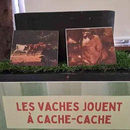 Exposition Du Pré à l'oeuvre : modules enfants pour explorer le monde des vaches !