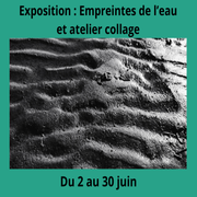 Exposition Empreintes de l'eau par Céline Vermeire Bruère.
