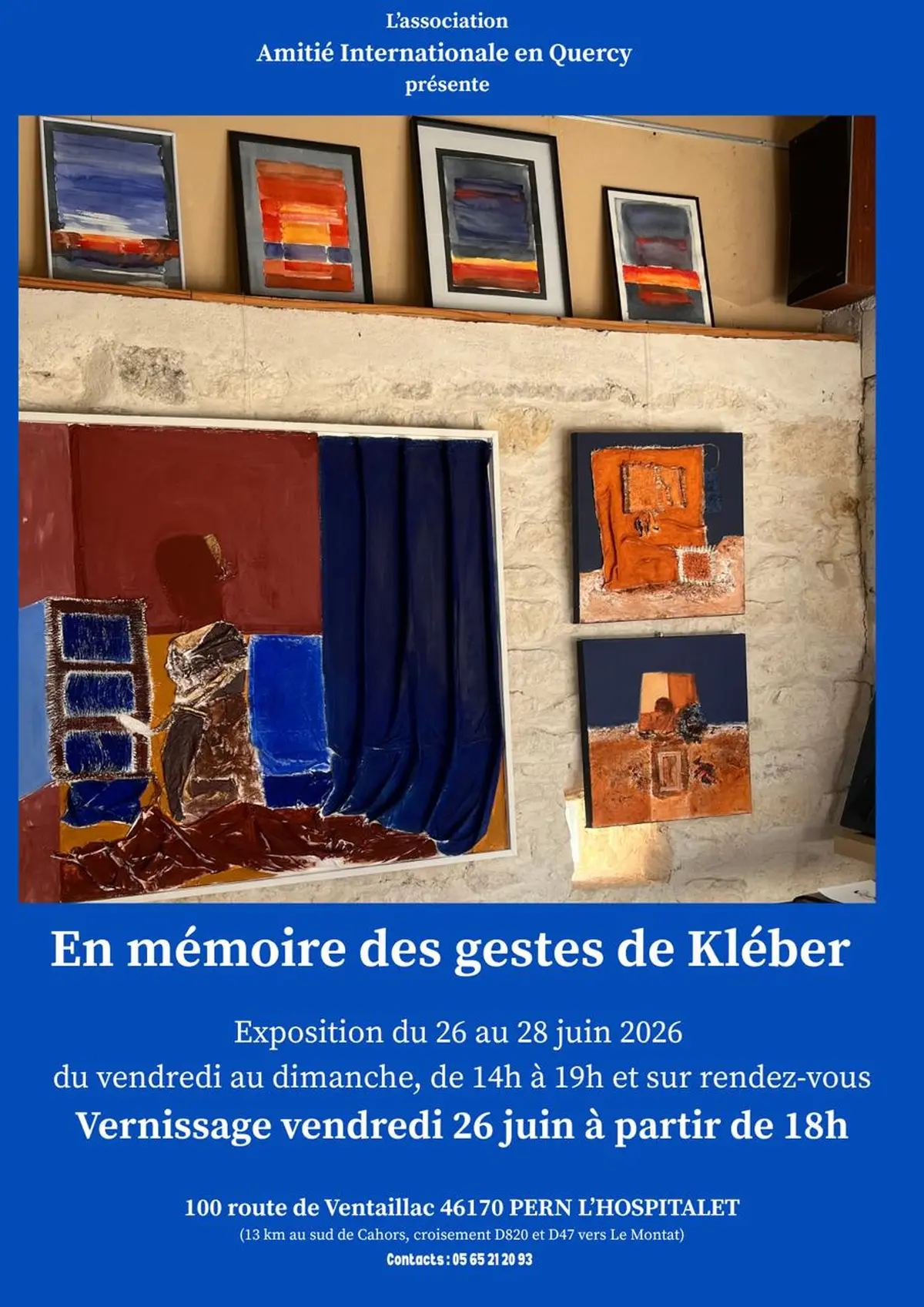 Exposition : En mémoire des gestes de Kléber aux Ateliers de Ventaillac
