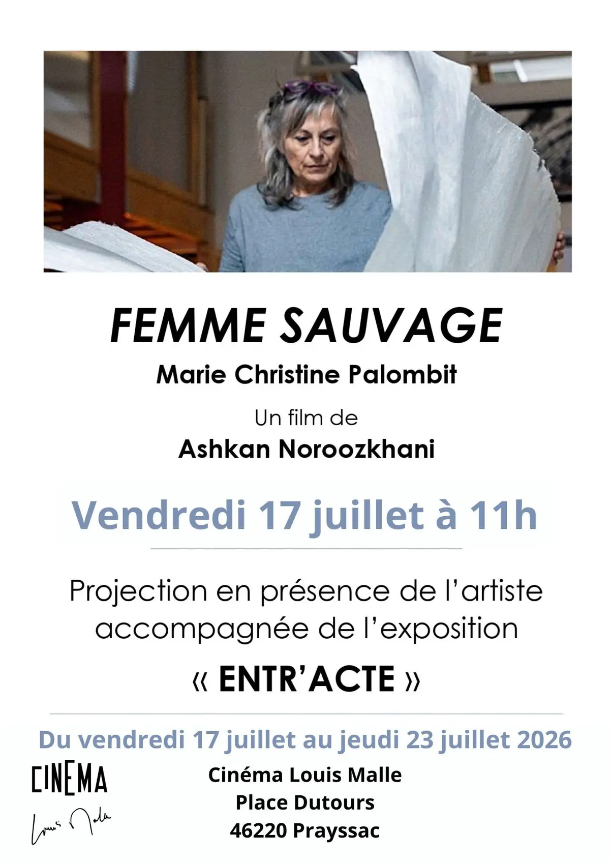 Exposition Entr'Acte au cinéma Louis Malle