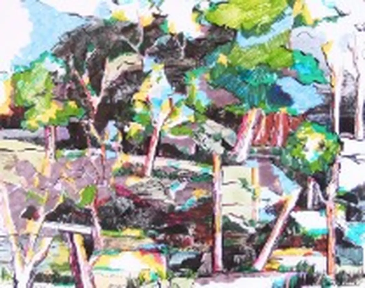 Exposition, Entre ciel & terre, Isabelle L. Simon &agrave; l'Escalier