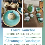 Exposition - Entre Table et Jardin - Céramique Bucolique - Claire Gauchot