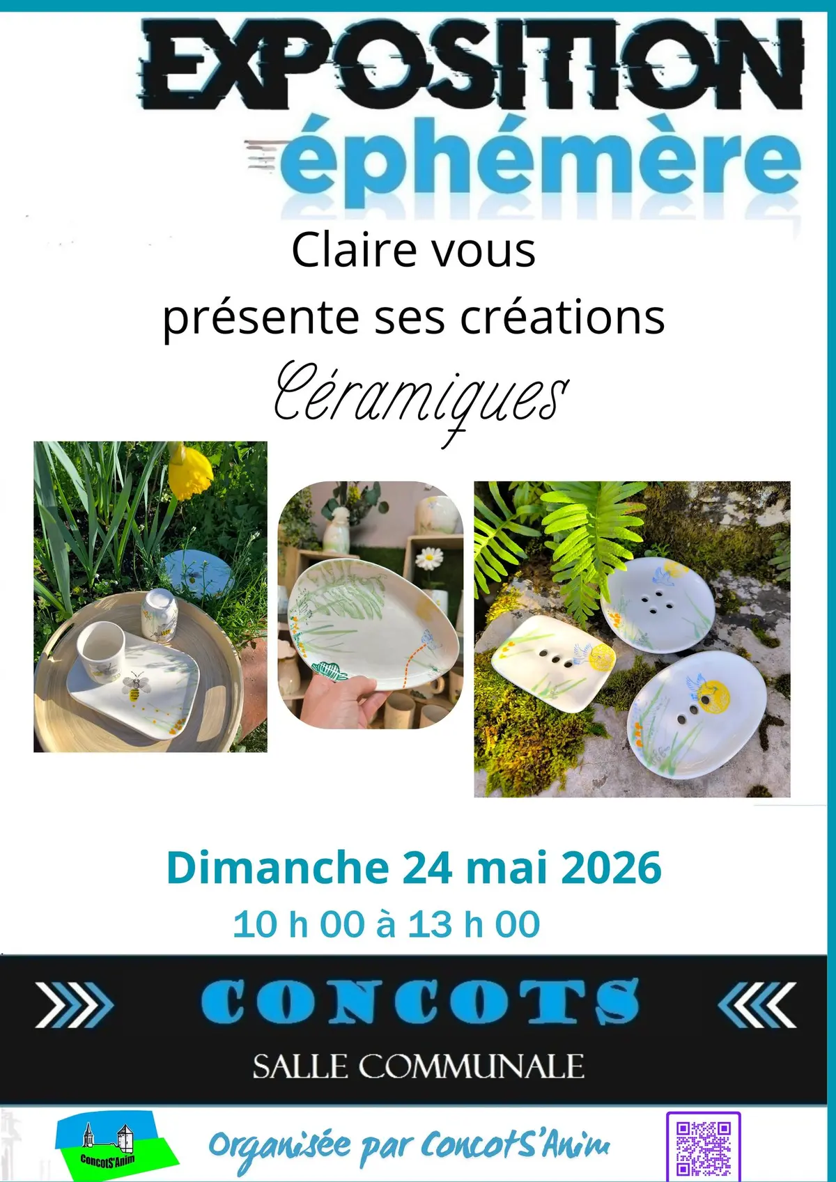 Exposition éphémère au foyer rural de Concots