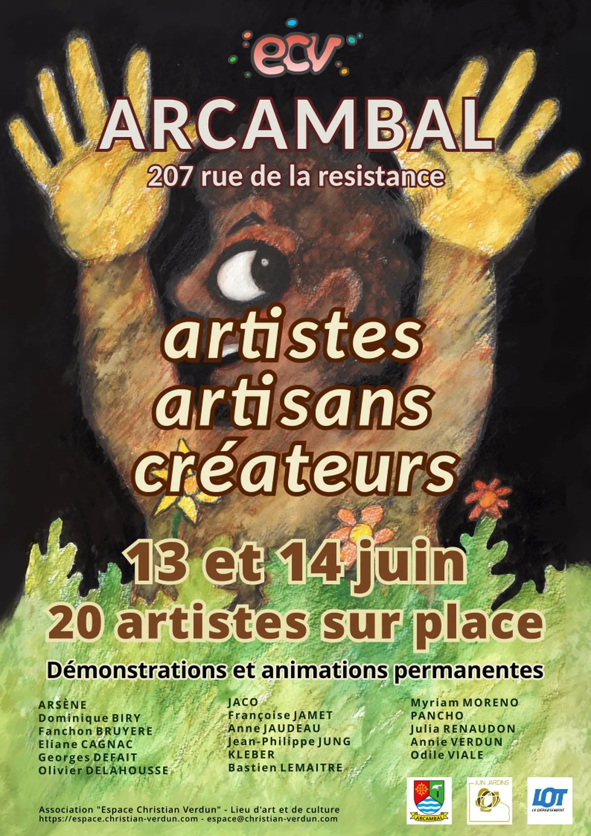 Exposition et animations d'artistes et artisans locaux