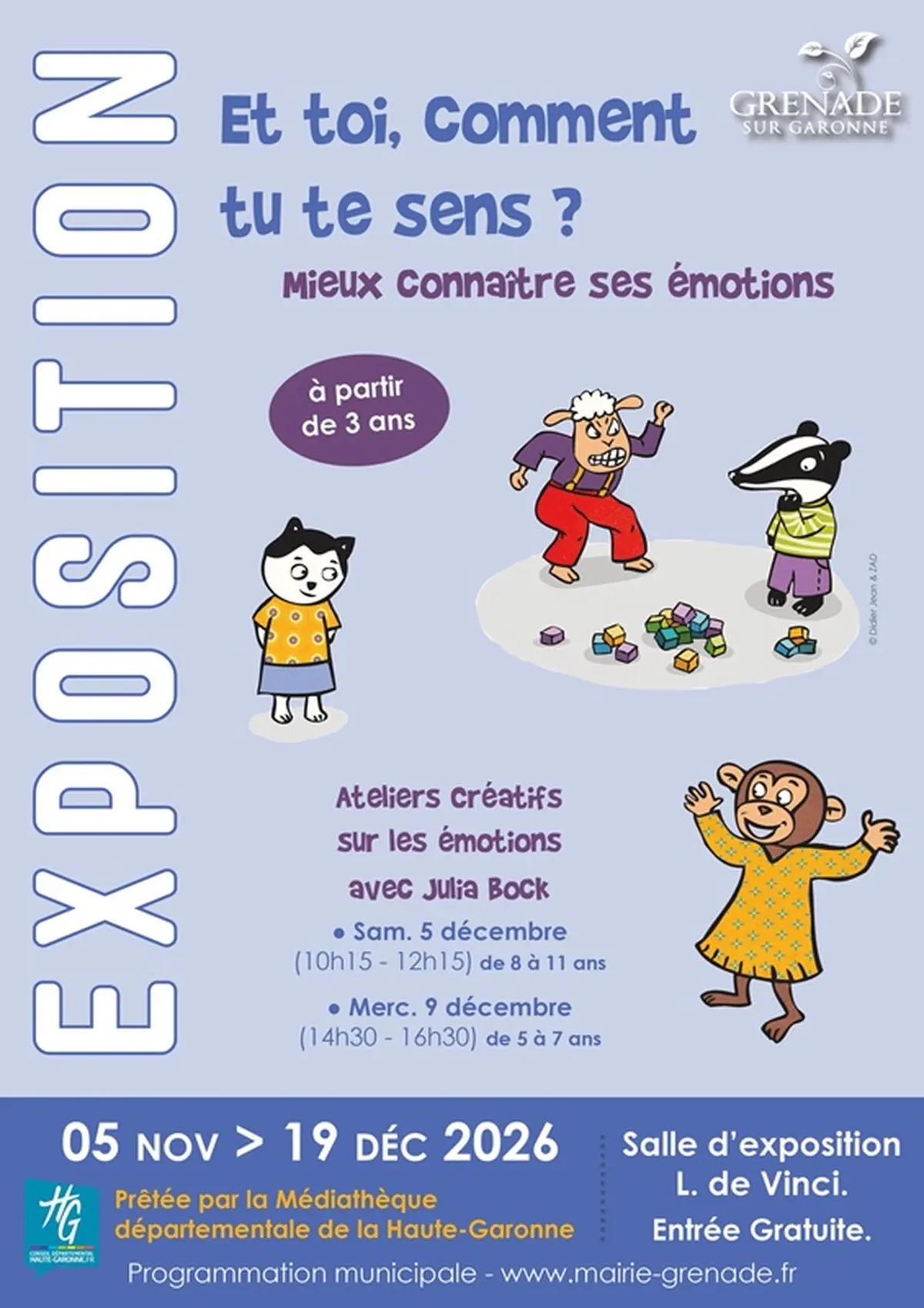 Exposition Et Animations Et Toi Comment Tu Te Sens?