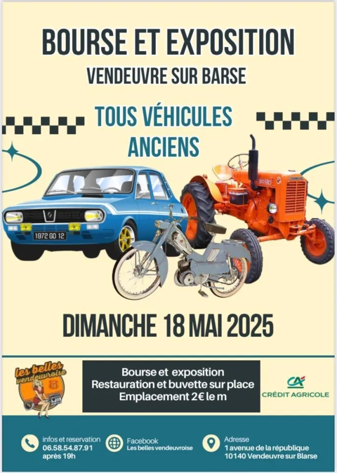 Exposition et bourse de véhicules anciens