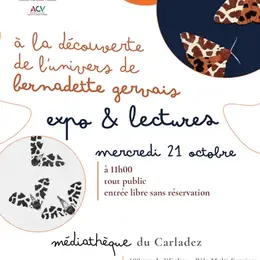 Exposition et lecture à la médiathèque du Carladez