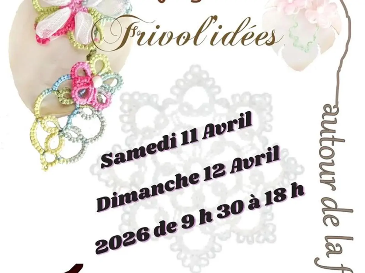 Exposition et vente autour de la frivolité