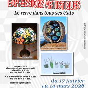 Exposition Expressions artistiques : le verre dans tous ses états
