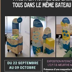 Exposition - face à la montée des eaux tous dans le même bateau