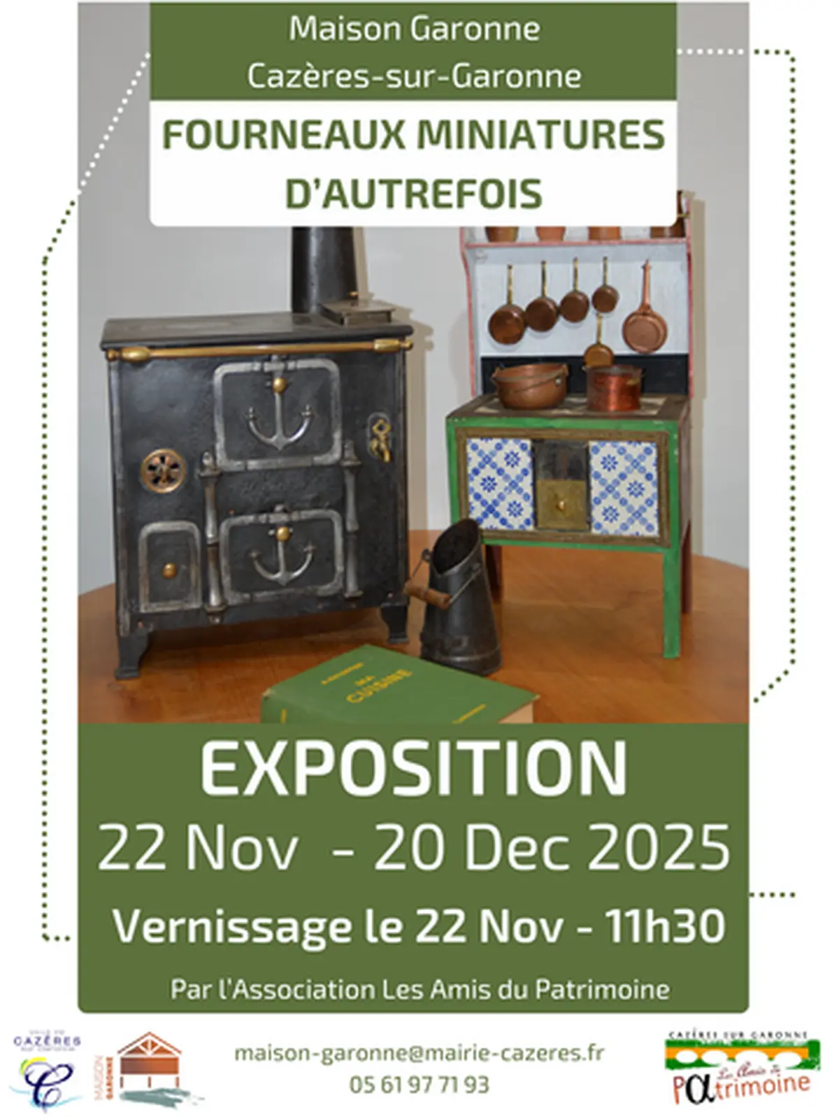 Exposition Fourneaux Miniatures D'Autrefois
