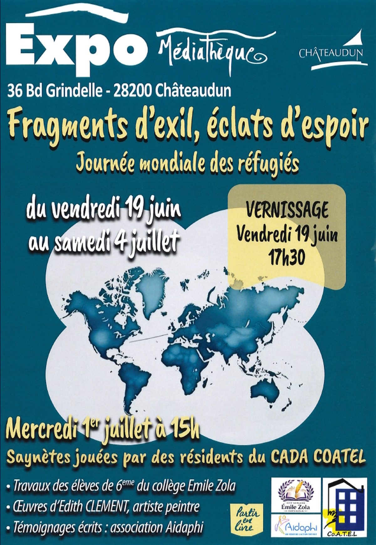 Exposition - Fragments d'Exil, Eclats d'Espoir