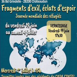 Exposition - Fragments d'Exil, Eclats d'Espoir