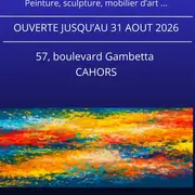 Exposition galerie éphémère : peinture, sculpture, mobilier d'art