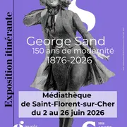 Exposition : George Sand - 150 ans de modernité à la Médiathèque de Saint-Florent-sur-Cher