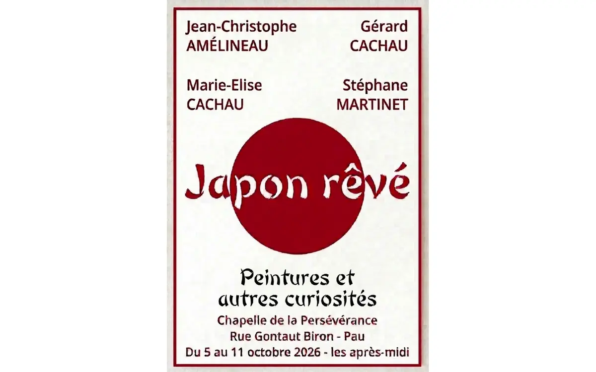 Exposition: Gérard Cachau - JAPON rêvé - peintures et autres curiosités