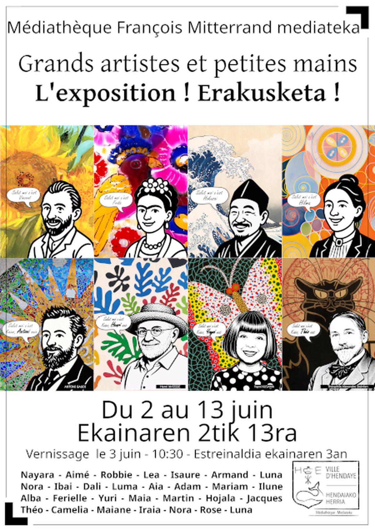 Exposition - Grands artistes et petites mains