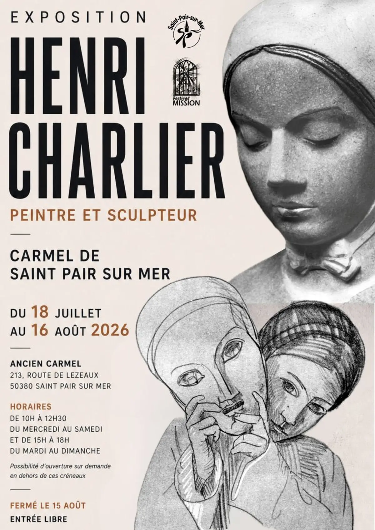 Exposition Henri Charlier peintre et sculpteur