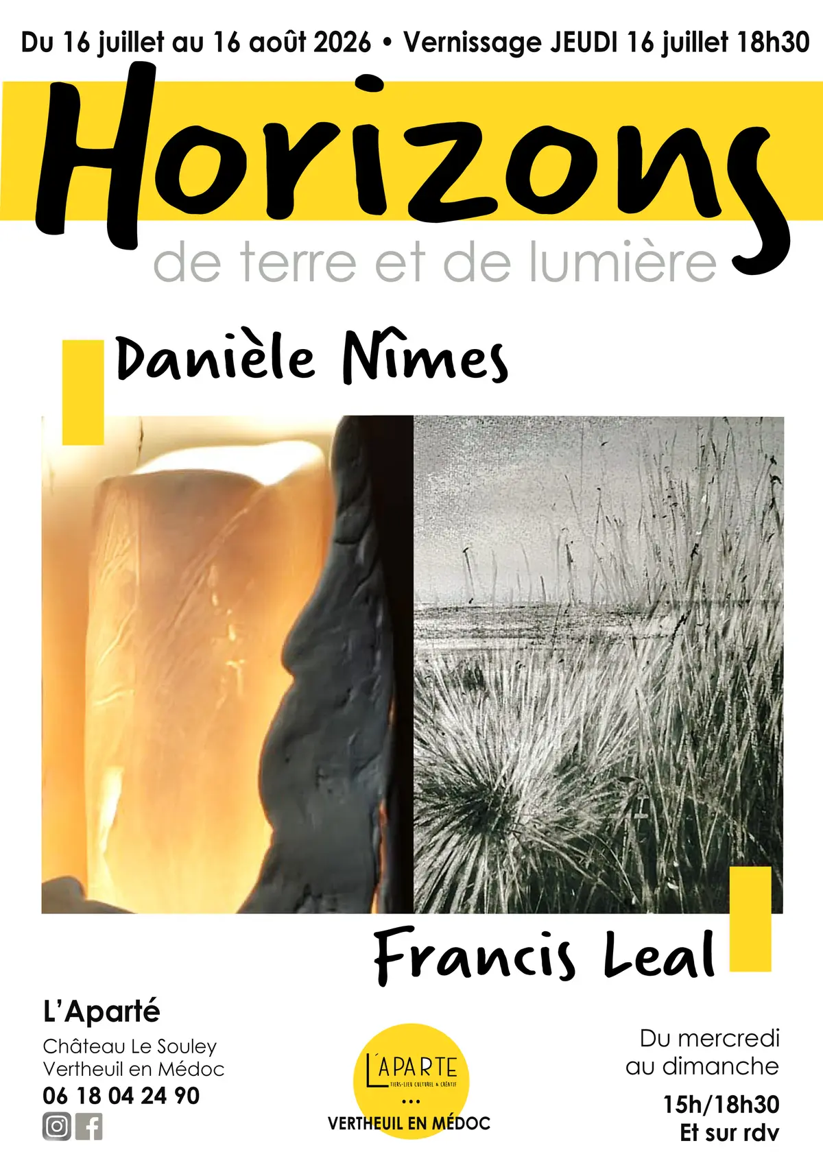 Exposition Horizons de Terre et de Lumière
