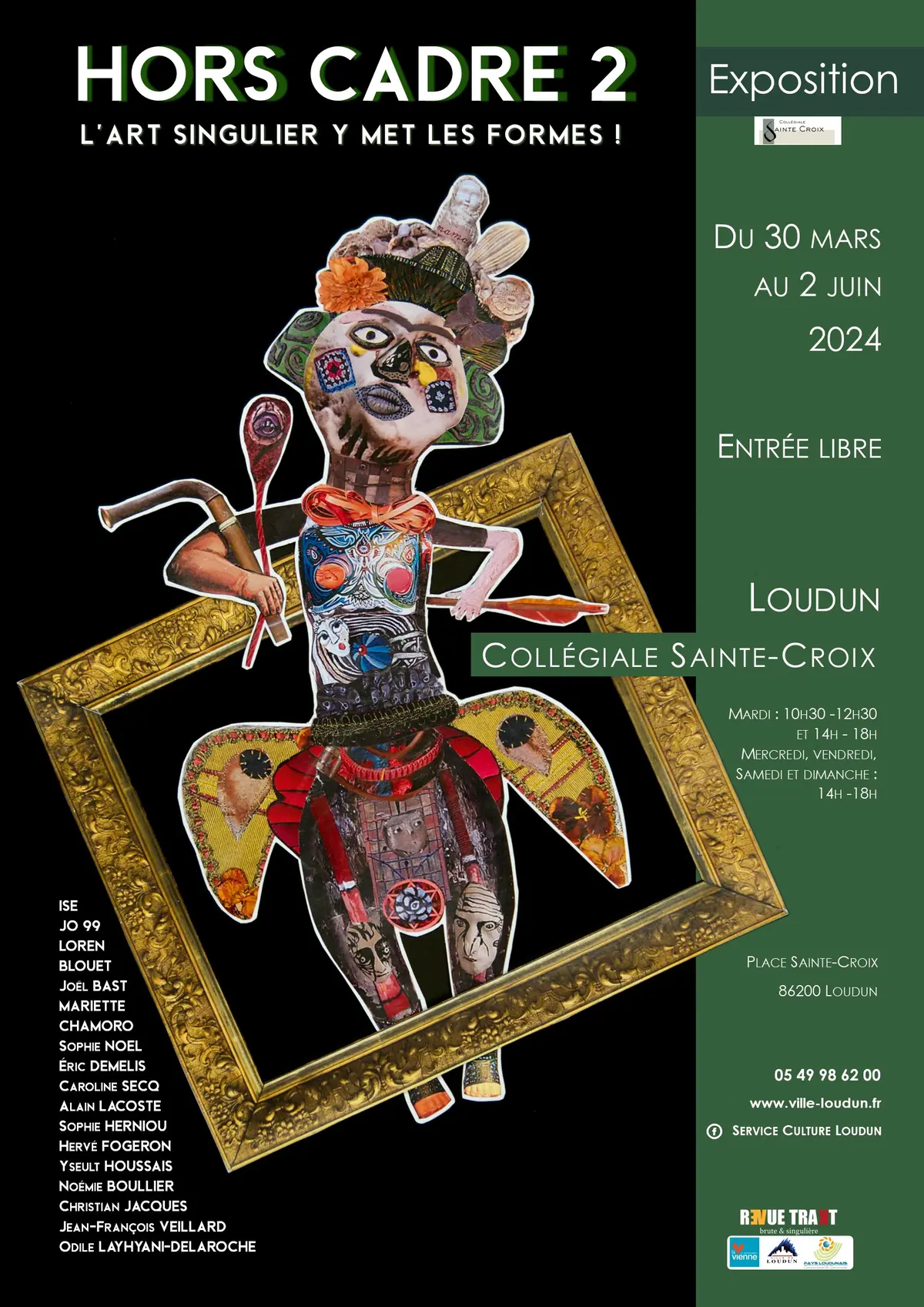 Exposition Hors cadre  3 : l’art singulier y met les formes !