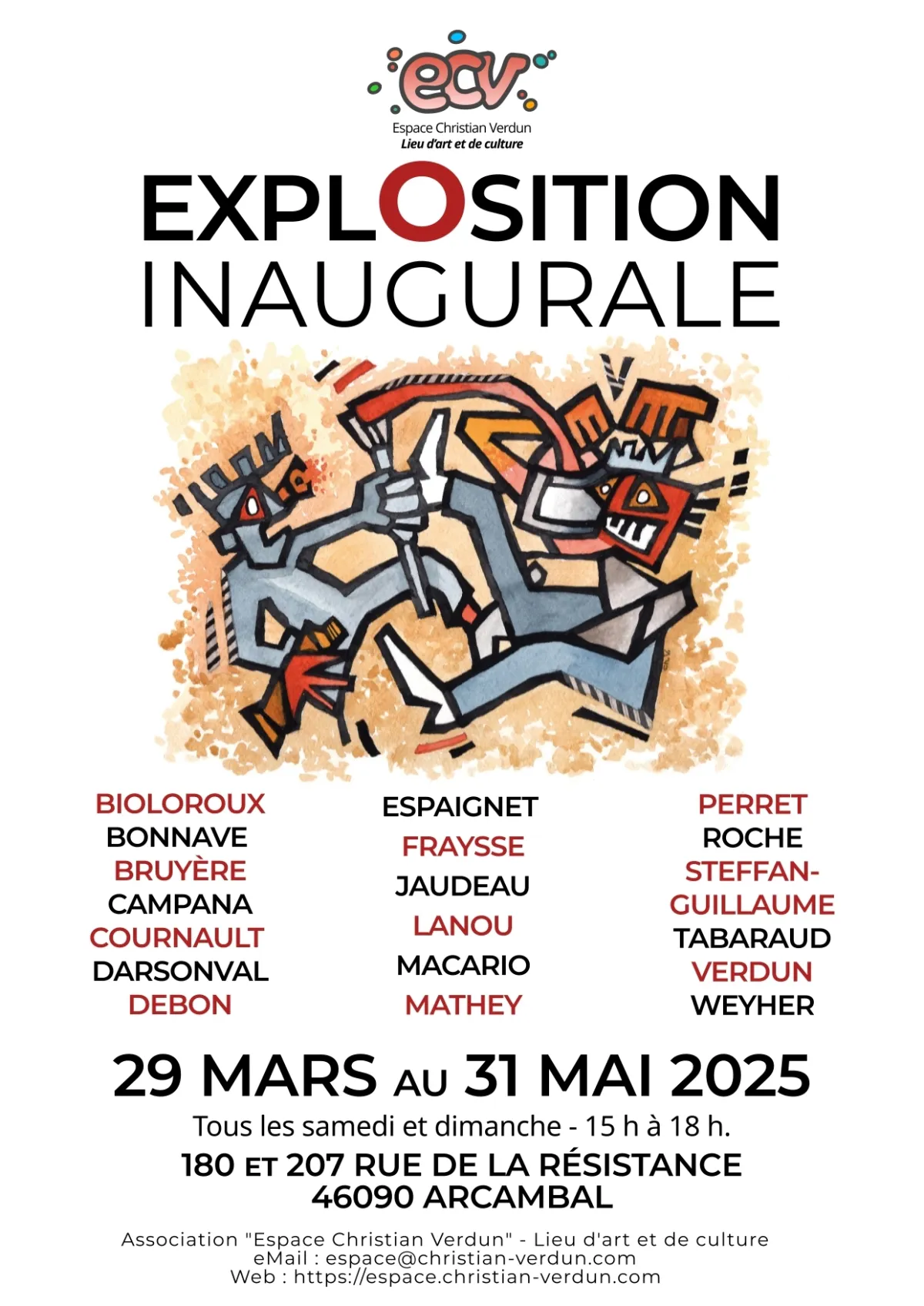 Exposition Inaugurale de l'Espace Christian Verdun