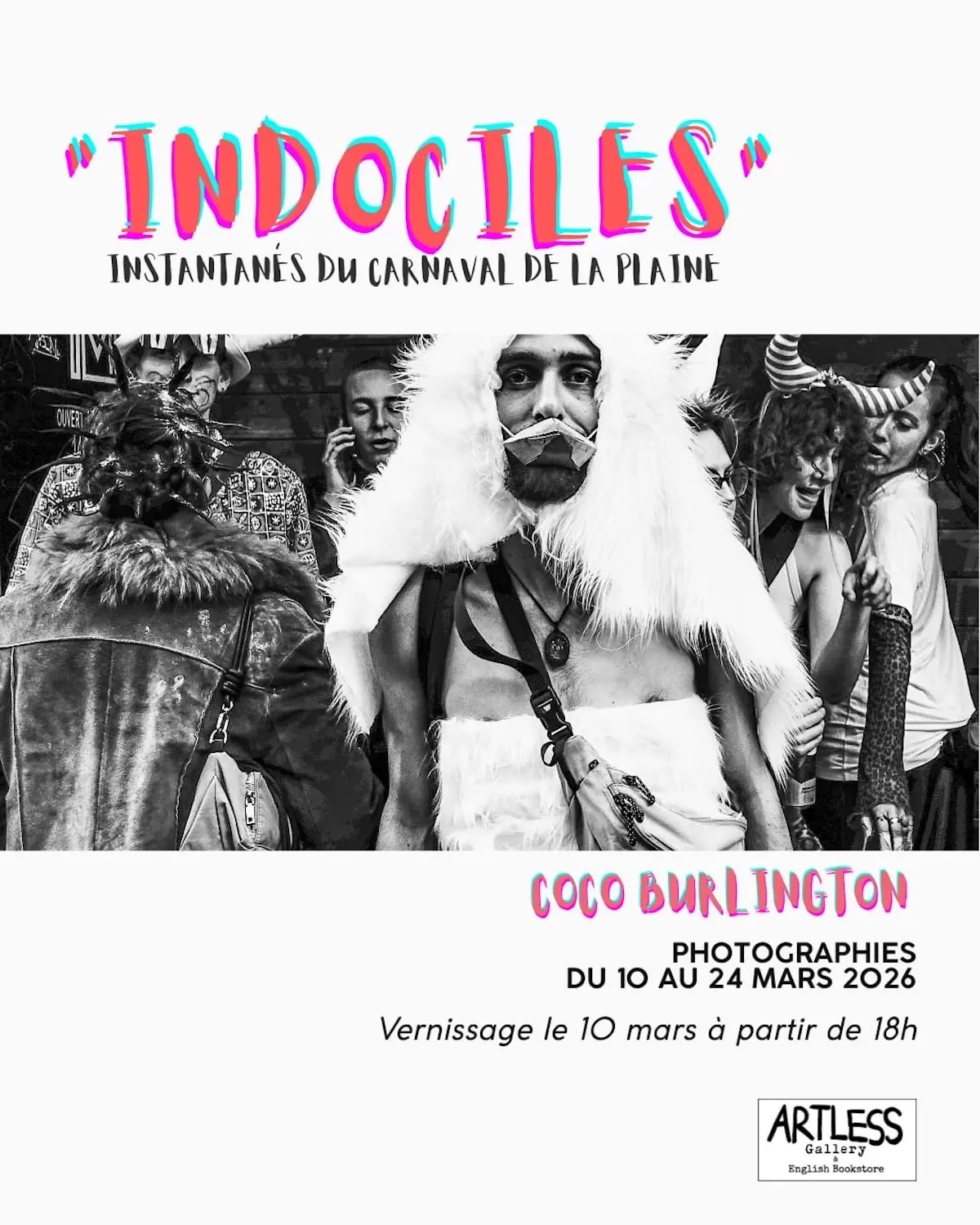 Exposition « Indociles» – Photographies du Carnaval de La Plaine de Coco Burlington