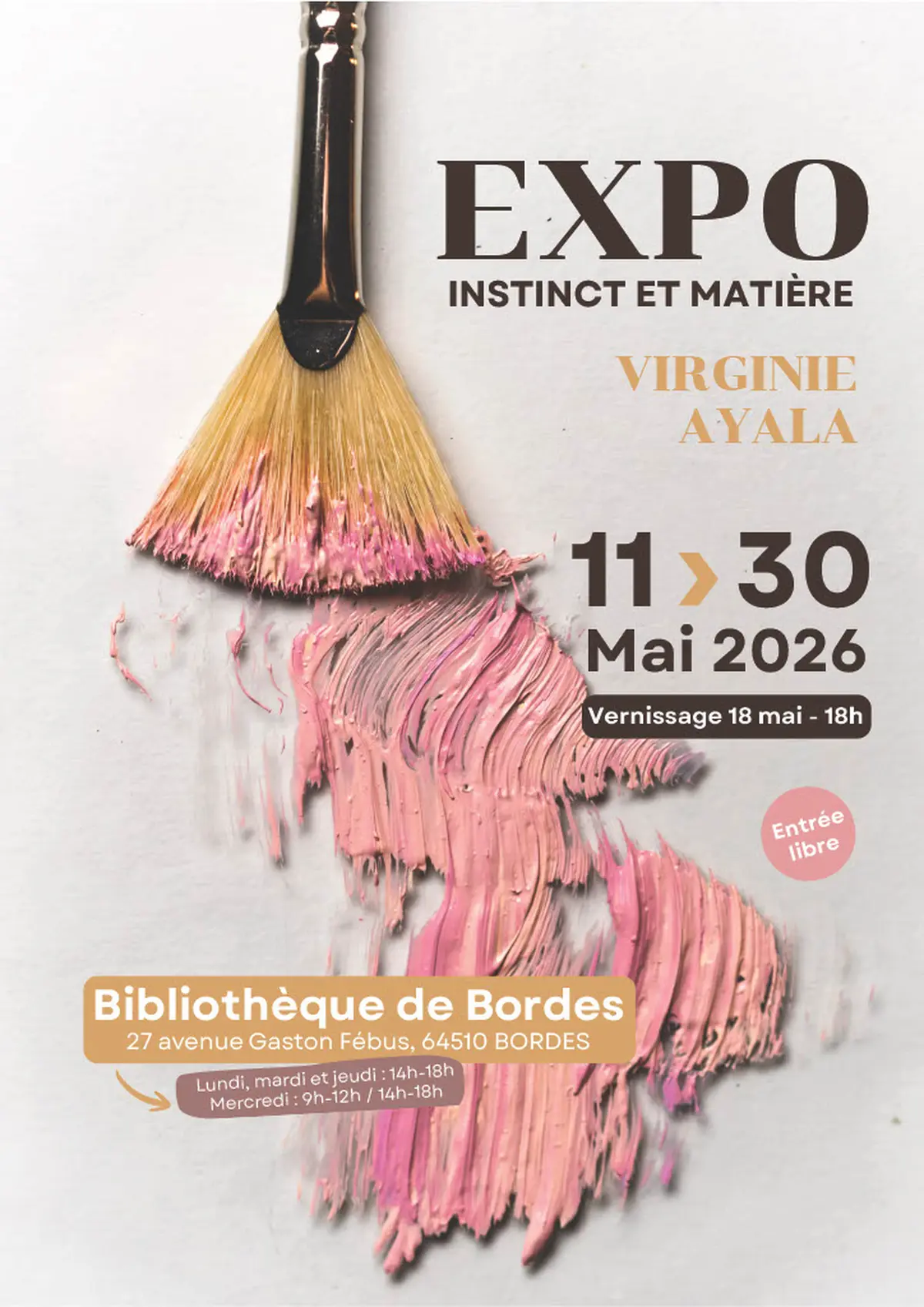 Exposition « Instinct & matière » par Virginie Ayala