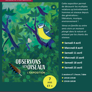 Exposition interactive : Observons les oiseaux !