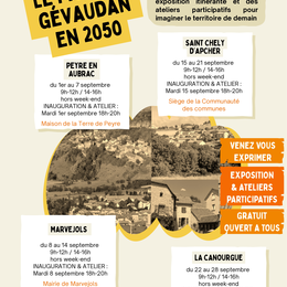 Exposition Itinérante - Vivre Dans Le Pays Du Gévaudan En 2050