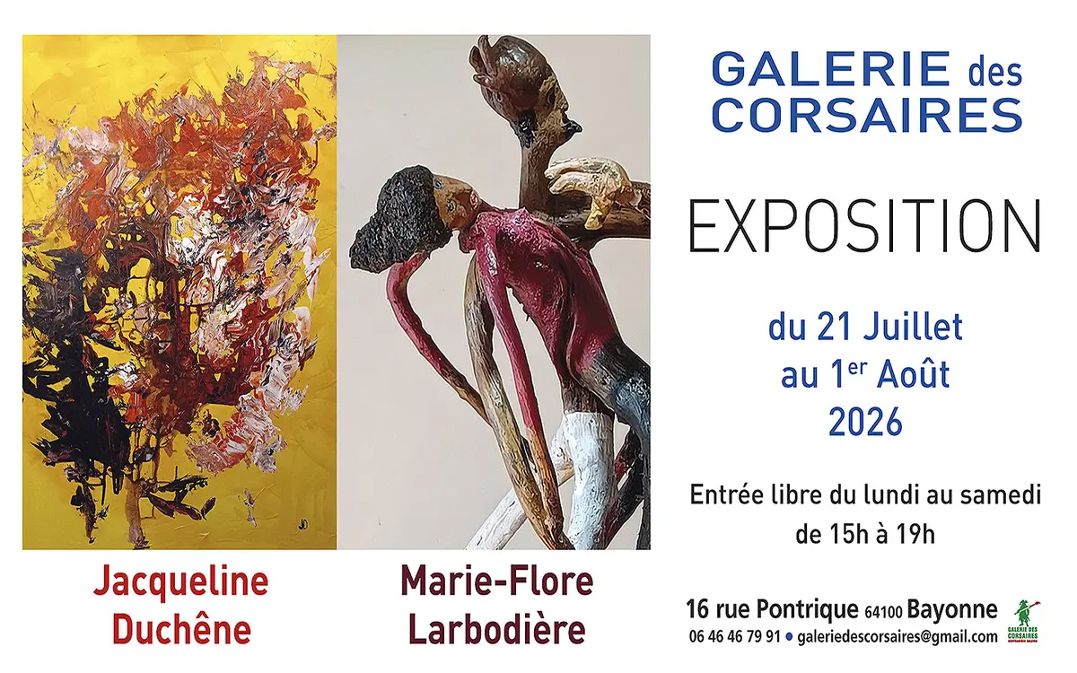 Exposition Jacqueline Duchêne et Marie-Flore Larbodière