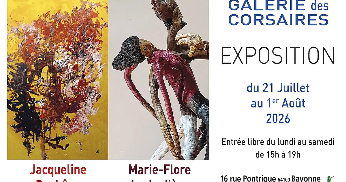 Exposition Jacqueline Duchêne et Marie-Flore Larbodière, Exposition à Bayonne