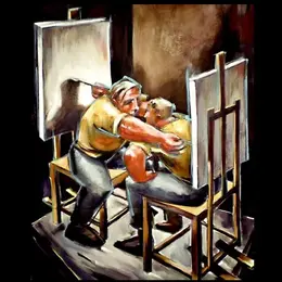Exposition Je fais de la peinture peinte Jean-Claude Fournié