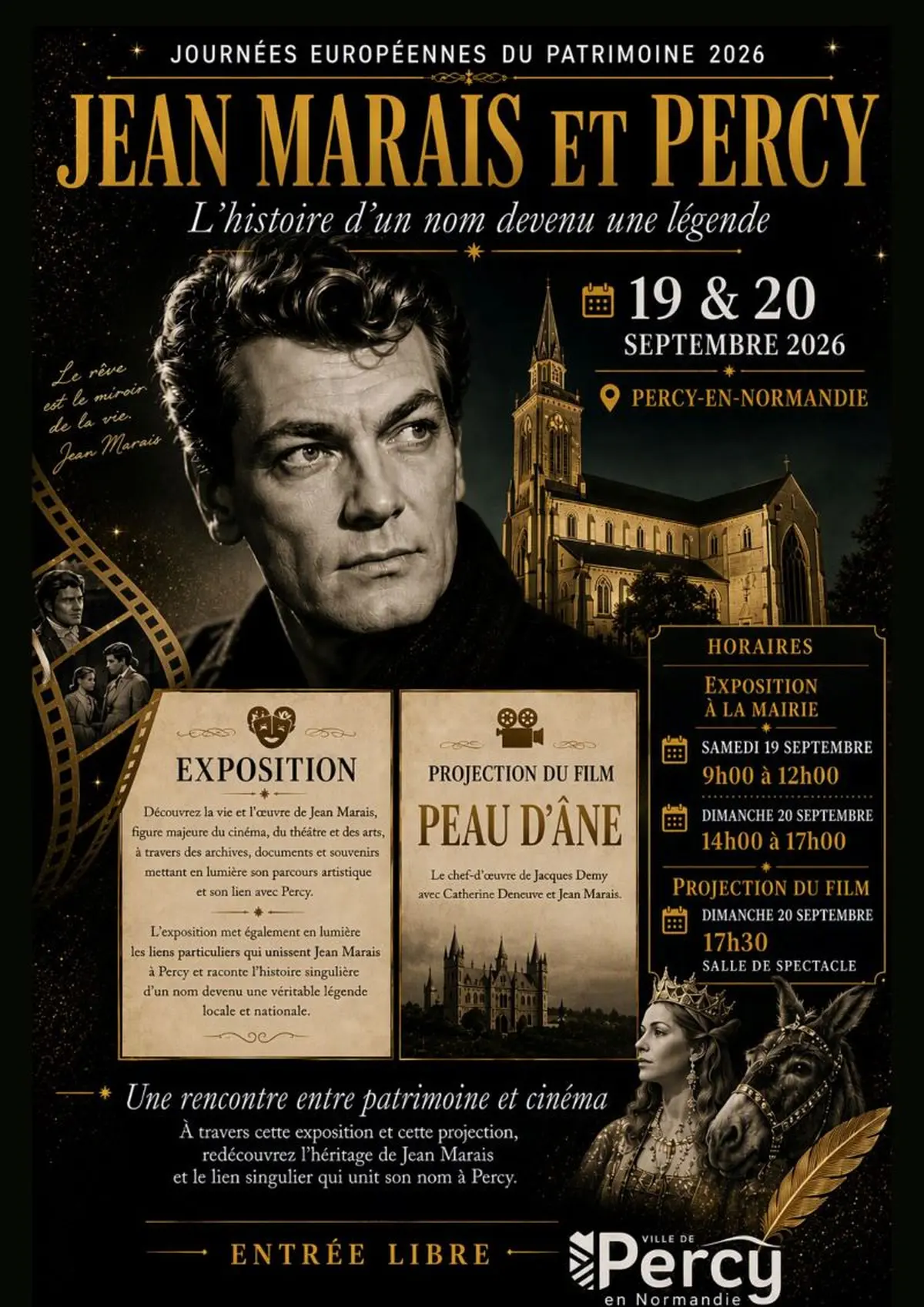 Exposition Jean Marais et  Percy - L'histoire d'un nom devenu une légende