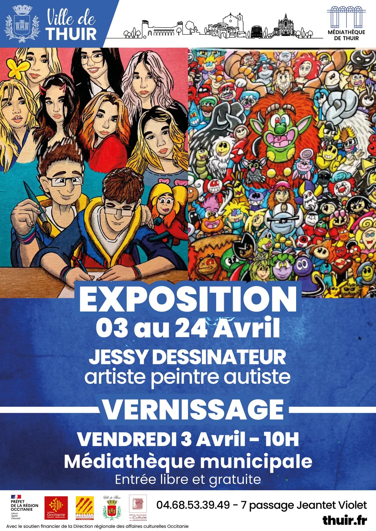 Exposition Jessy Dessinateur