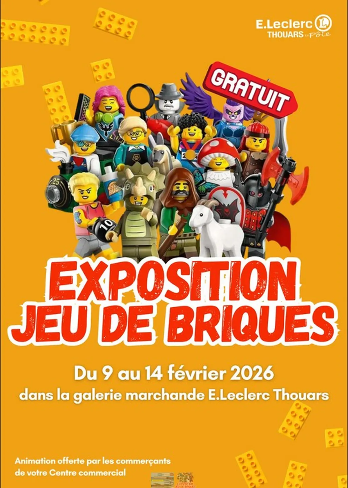 Exposition Jeu de briques