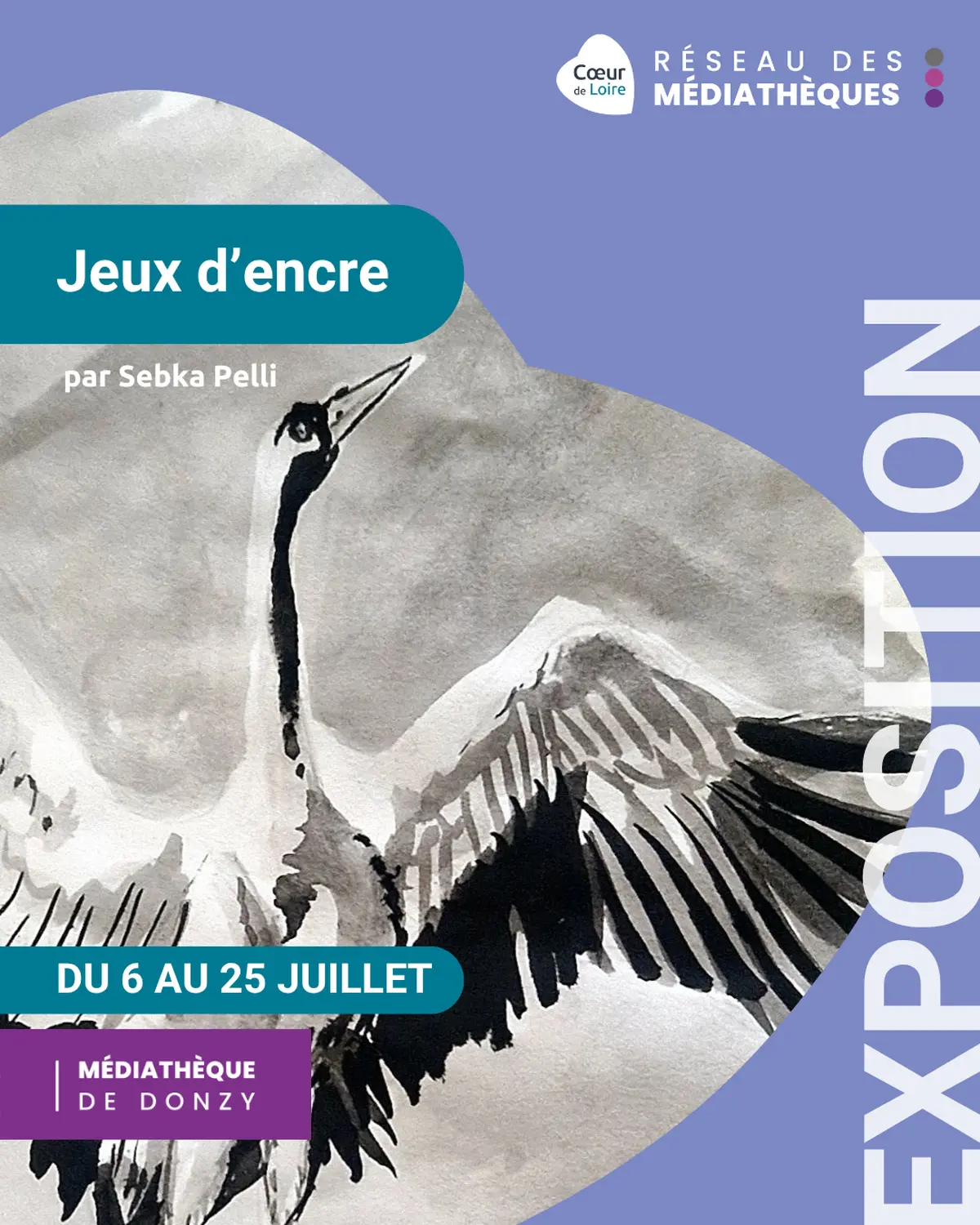 Exposition Jeux d'encre par Sebka Pelli