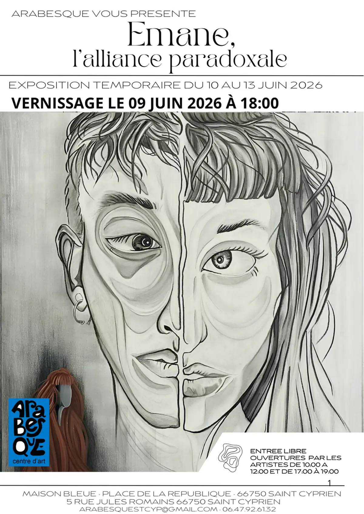 Exposition L’alliance Paradoxale Emane –– Chez Arabesque