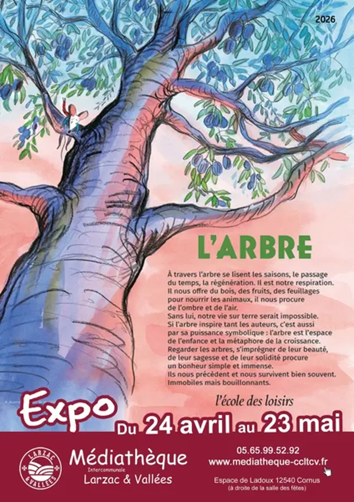 Exposition L'ARBRE de l'Ecole des Loisirs