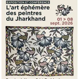 Exposition L'art éphémère des peintres du Jharkhand