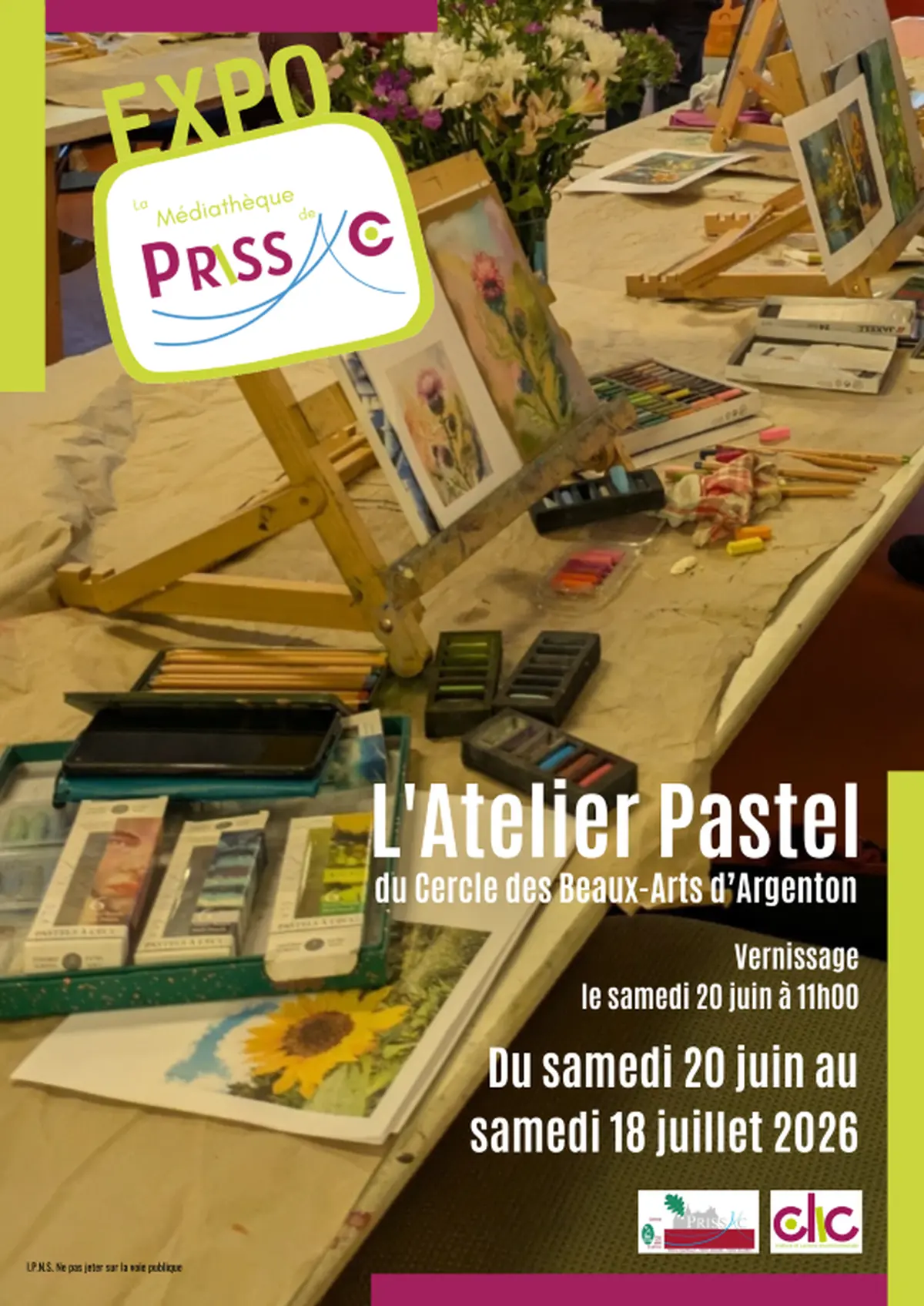 Exposition L'Atelier Pastel du Cercle des Beaux-Arts