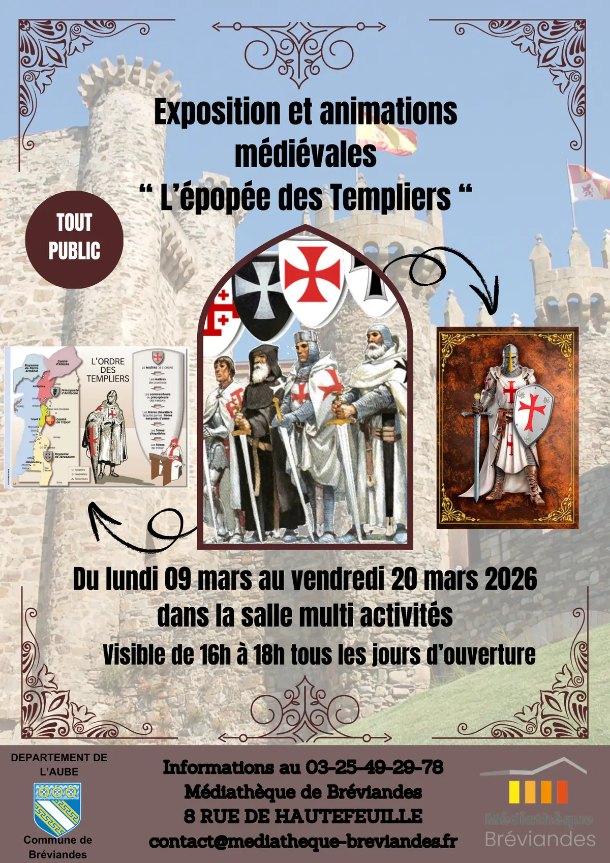 Exposition L'épopée des Templiers
