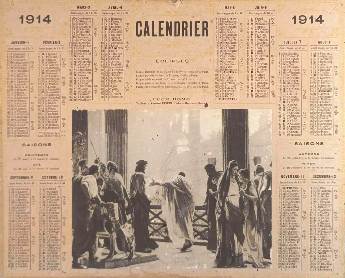 Exposition : L'évolution Des Almanachs De La Poste Depuis 1910