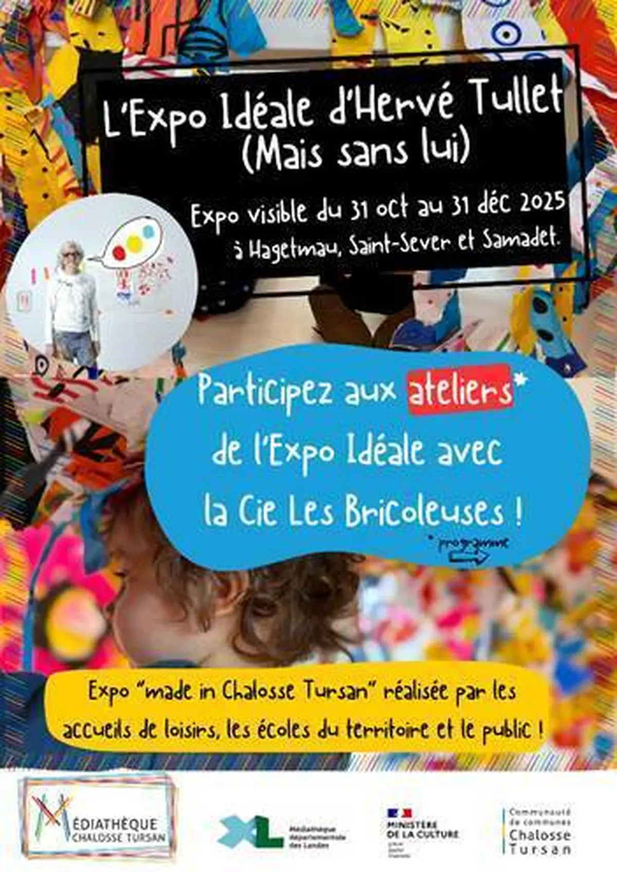 Exposition L'Expo Idéale d'Hervé Tullet (mais sans lui)