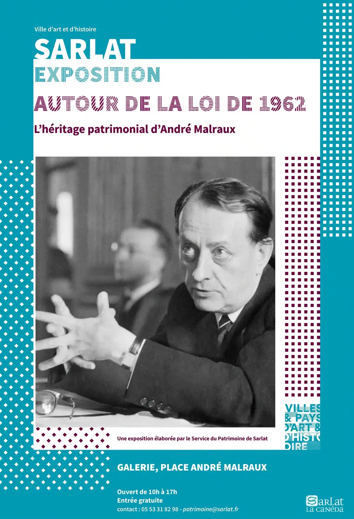 Exposition : L'héritage patrimonial d’André Malraux