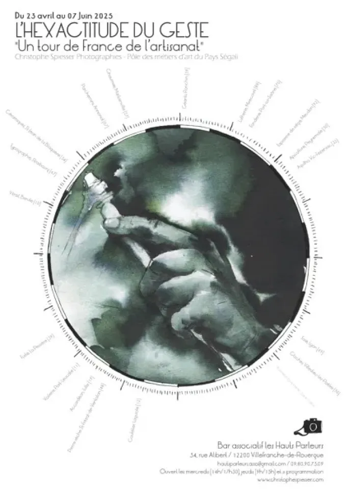 Exposition : L'hexactitude du geste Christophe Spiesser - Les Hauts Parleurs