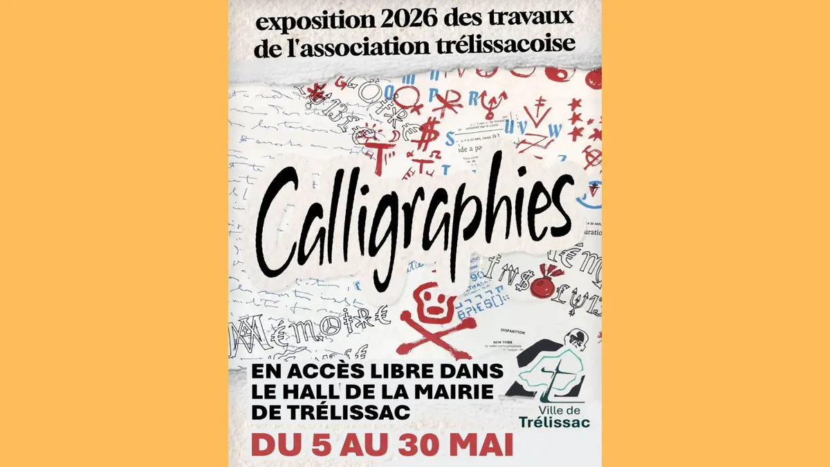 Exposition : La calligraphie s’expose à la mairie de Trélissac