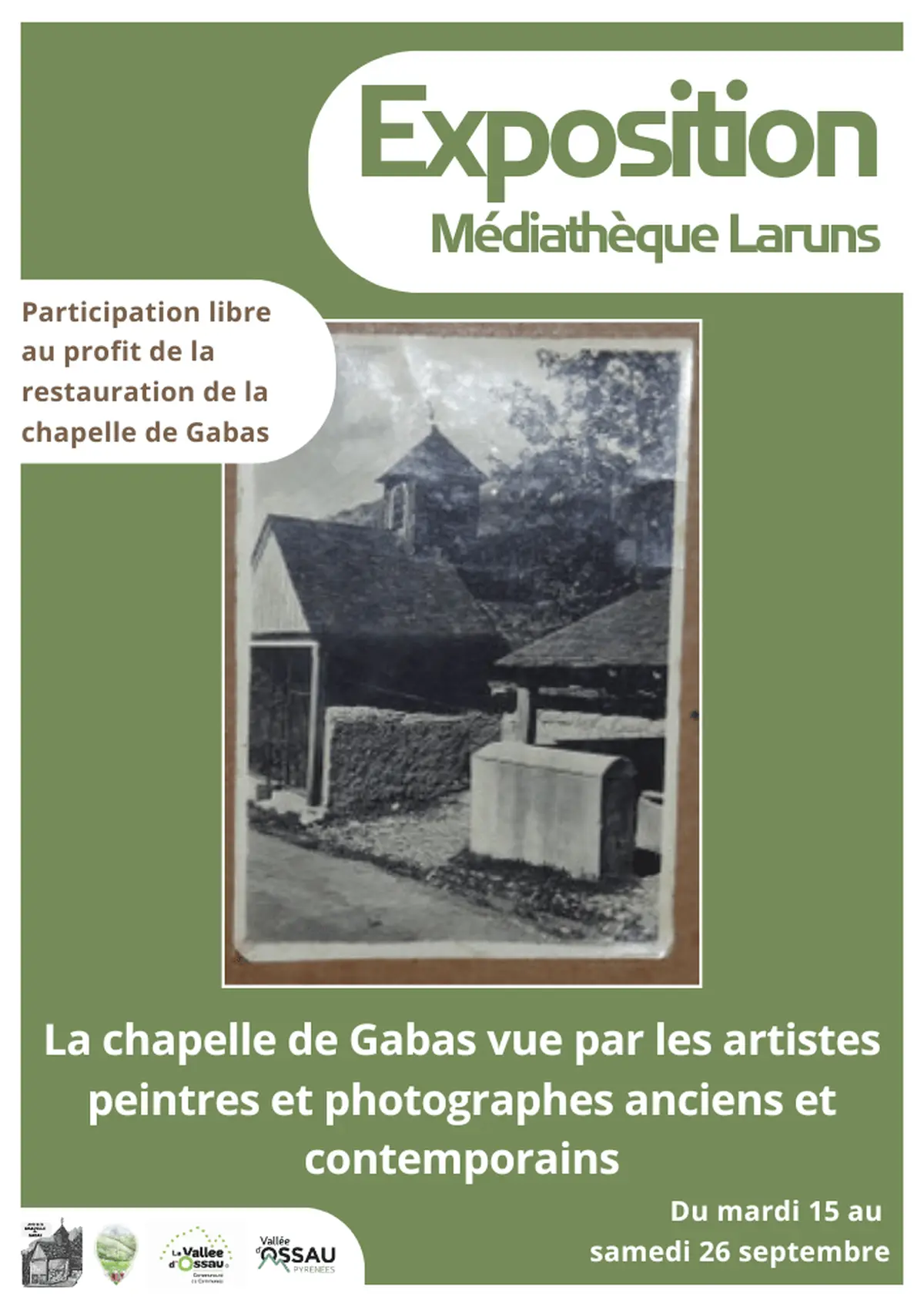 Exposition : La Chapelle de Gabas vue par les artistes peintres et photographes anciens et contemporains