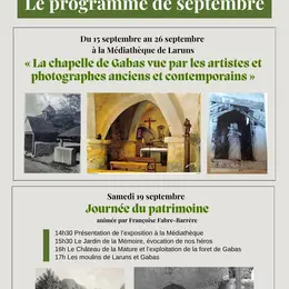 Exposition : La Chapelle de Gabas vue par les artistes peintres et photographes anciens et contemporains
